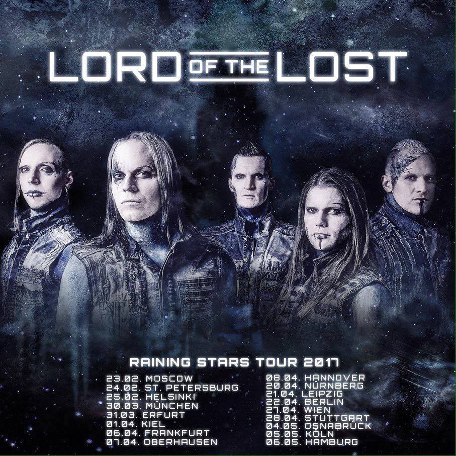 Lord Of The Lost - Raining Stars Tour 2017